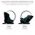 Siege auto rotatif i size I-GROW - 0 à 36 kg évolutif, dès la naissance jusqu'à 12 ans Gris+Noir+Vert 15 - vertbaudet enfant 