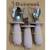 Set de 3 couverts en inox Beige+Gris+Rose 6 - vertbaudet enfant 