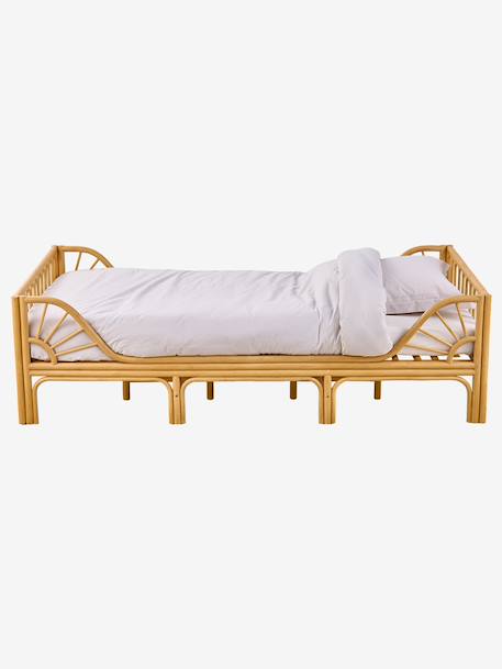 Lit enfant rotin 90x190cm Soleil bois 5 - vertbaudet enfant 