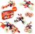 Mars rovers - clixo - jeu de construction phosphorescent, magnétique, flexible, durable et imaginatif – 30 pièces – dès 6 ans Bleu 1 - vertbaudet enfant 