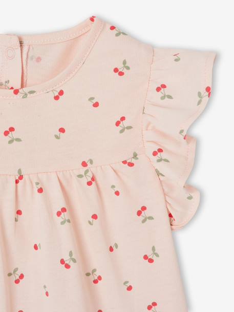 Robe bébé en jersey BASICS bleu royal rayé+rose+vanille 7 - vertbaudet enfant 