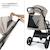Poussette loom pratique et confortable Beige 5 - vertbaudet enfant 