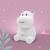 Veilleuse rechargeable vache rose Blanc, bleu, noir+Blanc, rose, noir 4 - vertbaudet enfant 