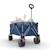 Chariot de transport pliable, capacité 130 litres, capacité charge 100 kg, poids 10kg Bleu+Noir / gris / anthracite 3 - vertbaudet enfant 