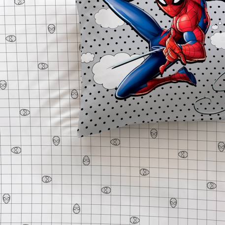 Parure de lit imprimée + drap housse 100% coton, spiderman hero Bleu 4 - vertbaudet enfant 