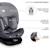 Siege auto rotatif i size I-GROW - 0 à 36 kg évolutif, dès la naissance jusqu'à 12 ans Gris+Noir+Vert 4 - vertbaudet enfant 