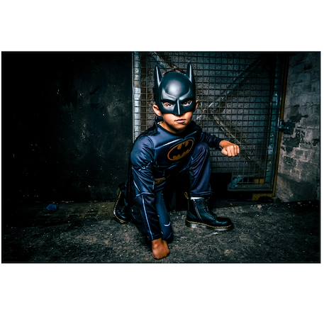 Déguisement batman avec muscles rembourrés Noir 5 - vertbaudet enfant 