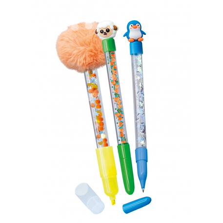 Recharge stylos - food Blanc animaux+Blanc food+Blanc kawaii 2 - vertbaudet enfant 