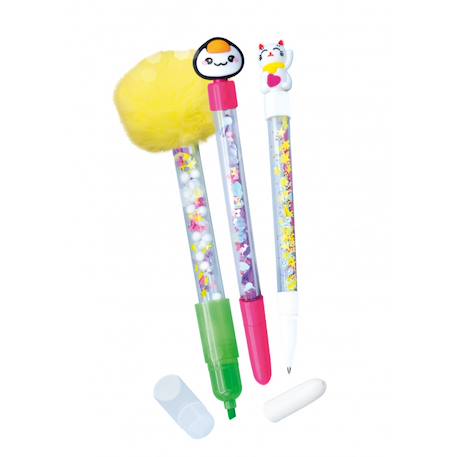 Recharge stylos - food Blanc animaux+Blanc food+Blanc kawaii 8 - vertbaudet enfant 