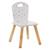 Chaise enfant - douceur Blanc+Blanc - étoile 7 - vertbaudet enfant 