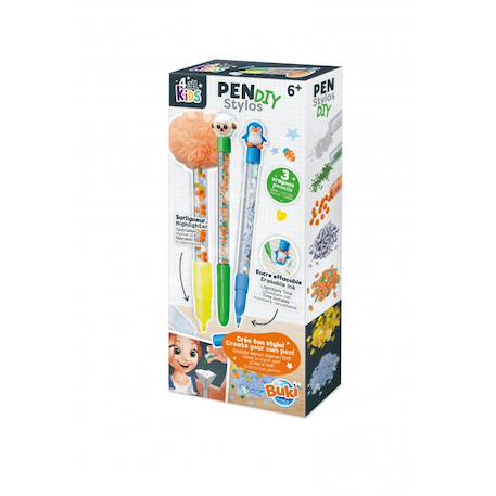 Recharge stylos - food Blanc animaux+Blanc food+Blanc kawaii 1 - vertbaudet enfant 