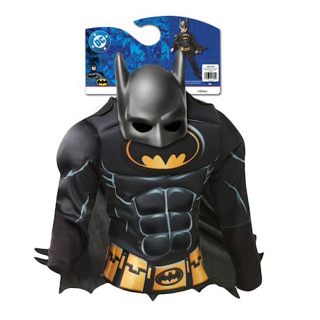 Déguisement batman avec muscles rembourrés Noir 2 - vertbaudet enfant 