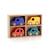 Coffret de 4 voitures en bois city Bleu 2 - vertbaudet enfant 