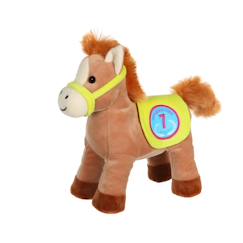 Jouet-Peluche - race poneez sonore 22cm