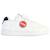 Baskets basses  à scratch Blanc+Blanc - Rouge+Marine 6 - vertbaudet enfant 