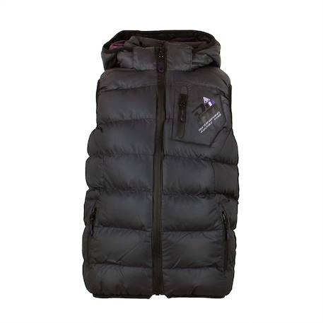 Doudoune sans manches garçon ecarti Anis+Bleu+Jaune+Noir+Noir brillant+Noir/bleu+Rouge 7 - vertbaudet enfant 