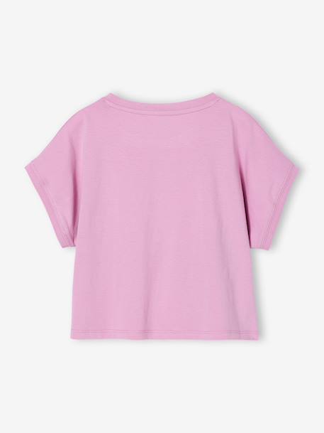 T-shirt fille motifs sequins écru+lilas+vert d'eau 11 - vertbaudet enfant 