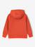 Sweat garçon à capuche motif poitrine bleu pétrole+orange 7 - vertbaudet enfant 