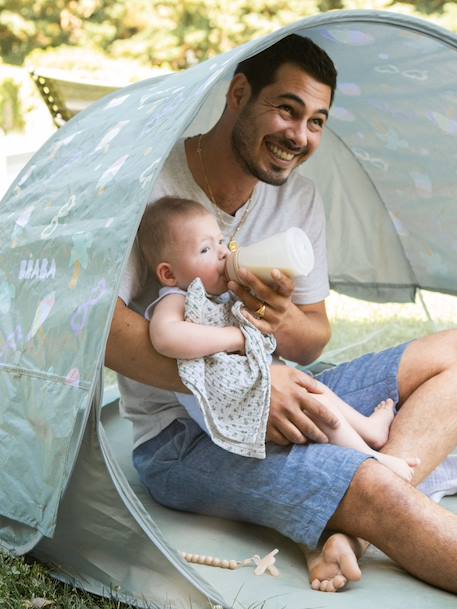 Tente anti-UV Breezy lichen+Terre d'argile 5 - vertbaudet enfant 