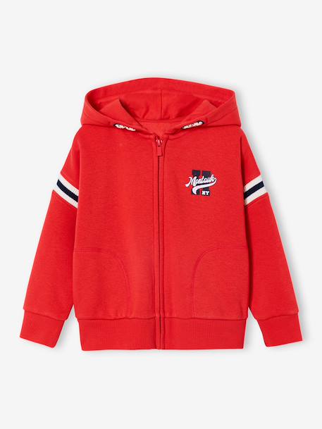 Sweat garçon motif placé rouge 5 - vertbaudet enfant 