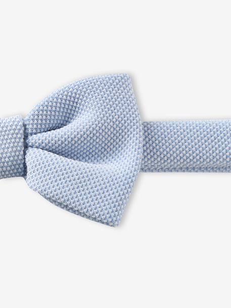 Noeud papillon garçon bleu ciel+bleu glacier+marine 2 - vertbaudet enfant 