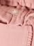 Short paperbag fille en twill rose poudré 4 - vertbaudet enfant 