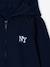 Sweat zippé garçon Basics marine+vert 3 - vertbaudet enfant 