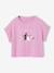 T-shirt fille motifs sequins écru+lilas+vert d'eau 9 - vertbaudet enfant 