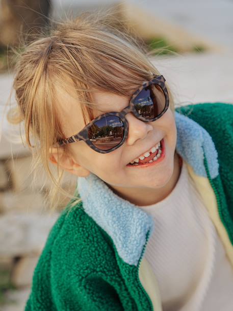 Lunettes 2-4 ans SQUARE Bright marron imprimé+vert 2 - vertbaudet enfant 