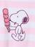 Ensemble fille rayé Snoopy rayé rose 6 - vertbaudet enfant 