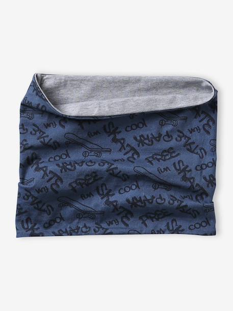 Snood garçon imprimé bleu moyen 2 - vertbaudet enfant 