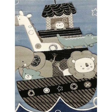 Tapis enfant tissé motif animaux etelda Bleu 3 - vertbaudet enfant 