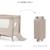 Lit Parapluie 2 en 1, Lit bébé voyage de la naissance jusqu’à 15 kg Beige+Dark grey 3 - vertbaudet enfant 