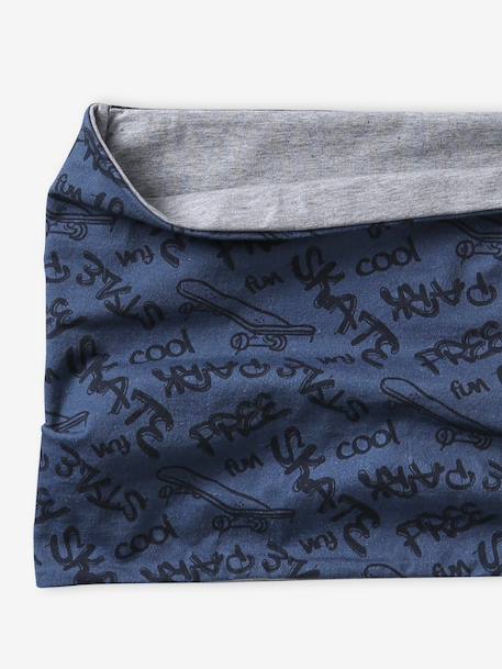 Snood garçon imprimé bleu moyen 3 - vertbaudet enfant 