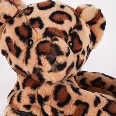 Sac bandoulière peluche Gris+Marron+Noir 11 - vertbaudet enfant 
