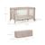 Lit Parapluie JOY 2 2 en 1 avec Sortie Latérale Zippée, Pliage Compact en 5 Secondes et Sac de Transport Beige+Dark grey 6 - vertbaudet enfant 