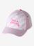 Casquette fille coton 'Hola Chicas' rose 1 - vertbaudet enfant 