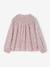 Blouse fille manches smockées écru+rose pâle 4 - vertbaudet enfant 