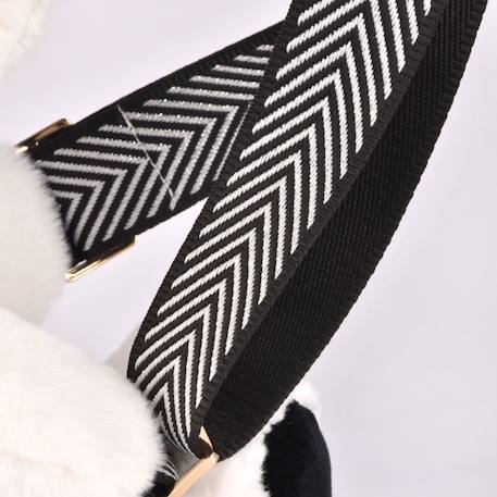 Sac bandoulière peluche Gris+Marron+Noir 16 - vertbaudet enfant 
