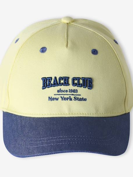 Casquette enfant coton jaune pâle 3 - vertbaudet enfant 