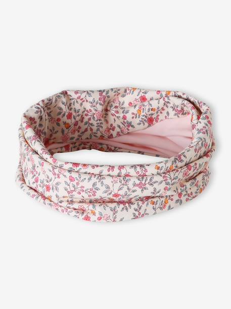 Fille-Accessoires-Snood fille coton imprimé fleurs