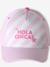 Casquette fille coton 'Hola Chicas' rose 4 - vertbaudet enfant 