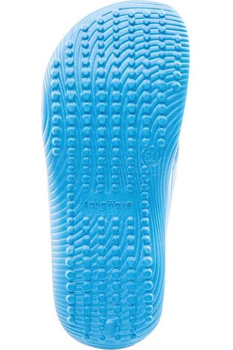 Tongs synthétique ilama Blanc / pêche+Bleu saphir / fuchsia 8 - vertbaudet enfant 