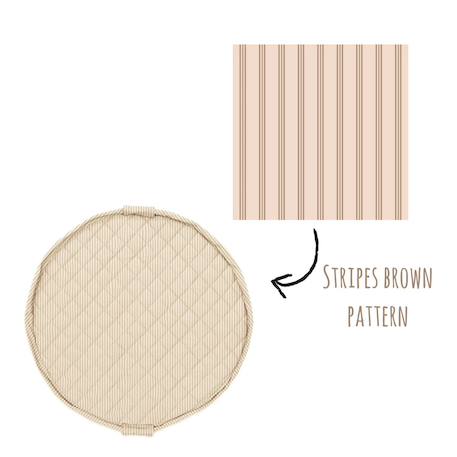 Tapis d'éveil 3 en 1 stripes brown Marron 2 - vertbaudet enfant 