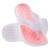 Tongs synthétique ilama Blanc / pêche+Bleu saphir / fuchsia 5 - vertbaudet enfant 