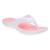 Tongs synthétique ilama Blanc / pêche+Bleu saphir / fuchsia 1 - vertbaudet enfant 