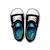 Sneakers garçon fermeture à lacets + scratch Bleu ciel+Blue marine+Noir - Bleu+White 16 - vertbaudet enfant 