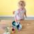Bol en silicone - tiny team - chien Bleu 5 - vertbaudet enfant 