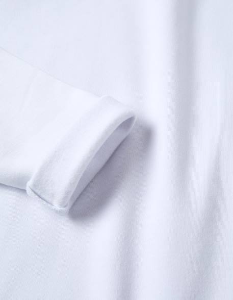 Pack 3 maillots de corps en coton polyester peigné Blanc 4 - vertbaudet enfant 