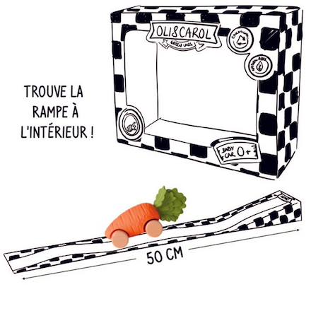Voiture - cathy la carotte Orange 6 - vertbaudet enfant 